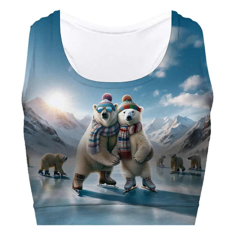 Bears On Skate Sport Bra