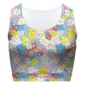 Blue Daisy Sport Bra