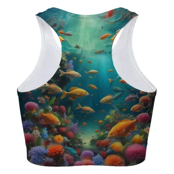 Diving Cat Sport Bra