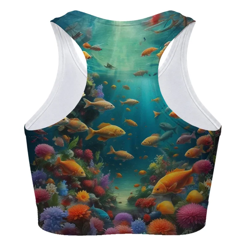 Diving Cat Sport Bra