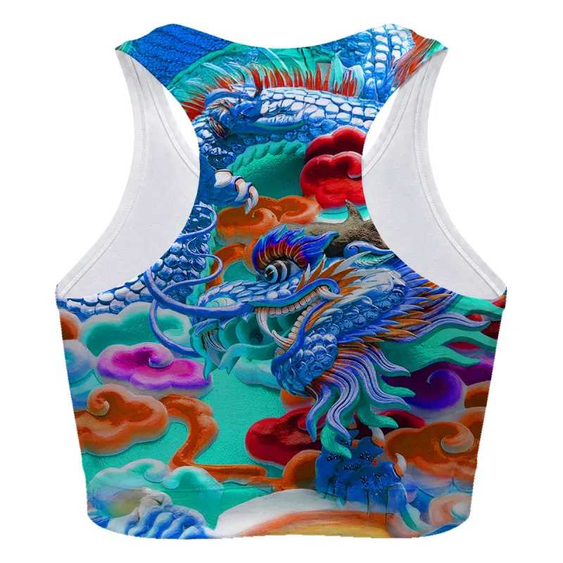 Dragon Blue Sport Bra