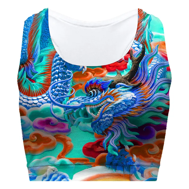 Dragon Blue Sport Bra
