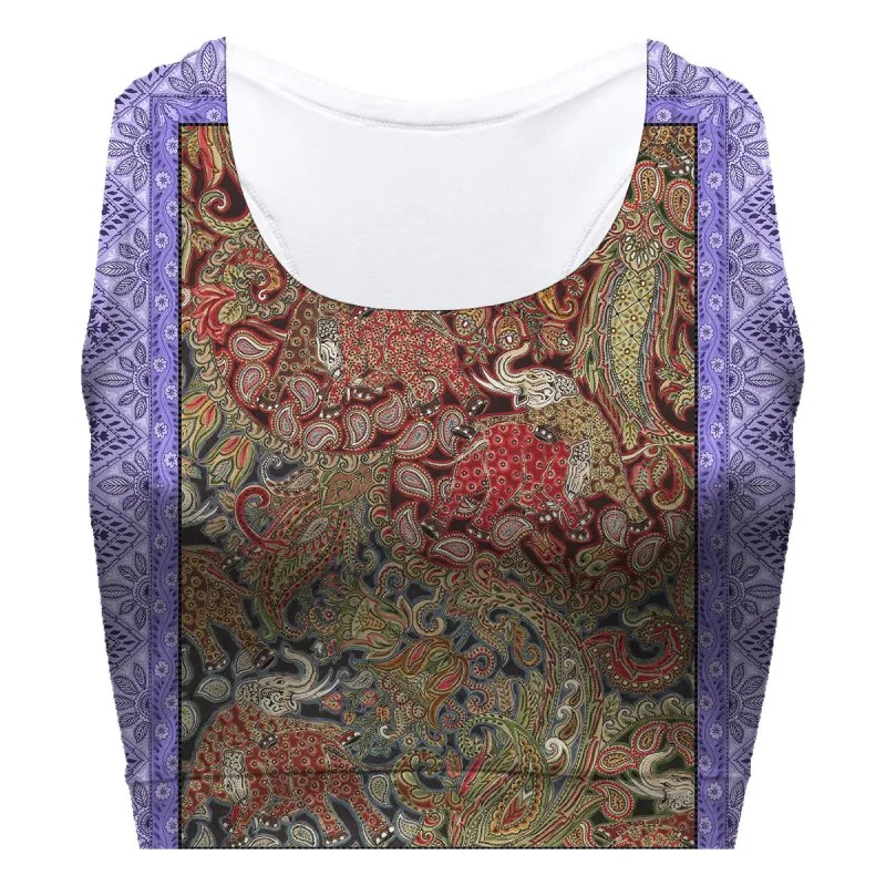 Elephant Batik Sport Bra