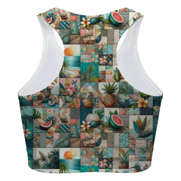 Fruits Patchwork Sport Bra