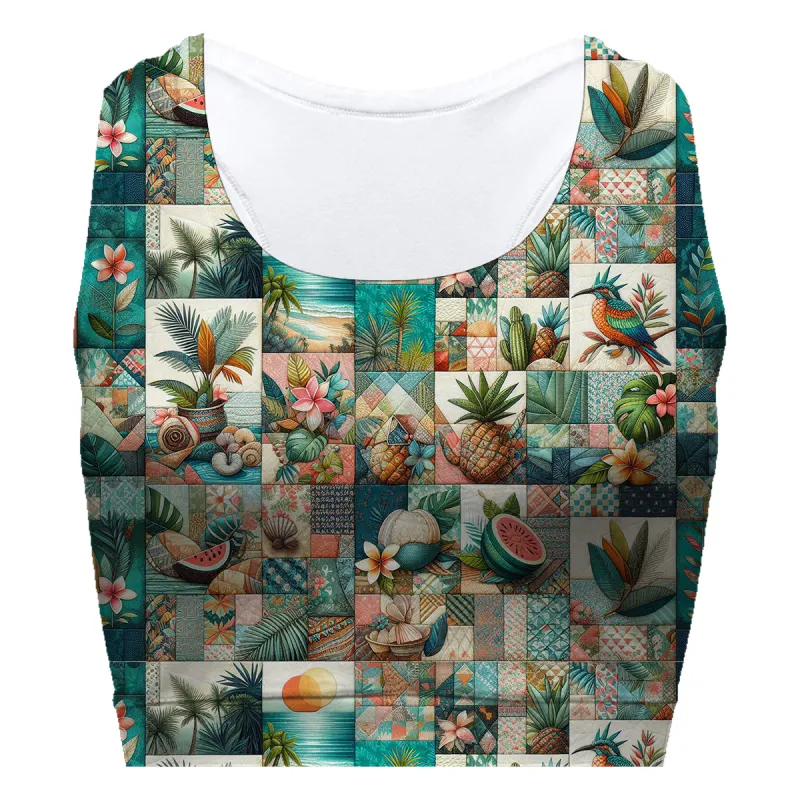 Fruits Patchwork Sport Bra