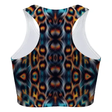Leopard Dog Sport Bra