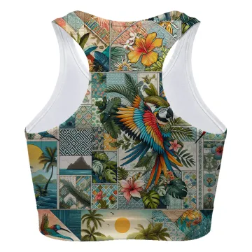 Papagei Artwork Sport Bra