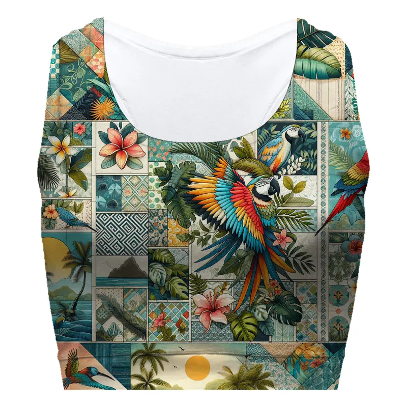 Papagei Artwork Sport Bra