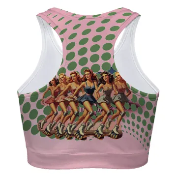 Roller Blades Sport Bra