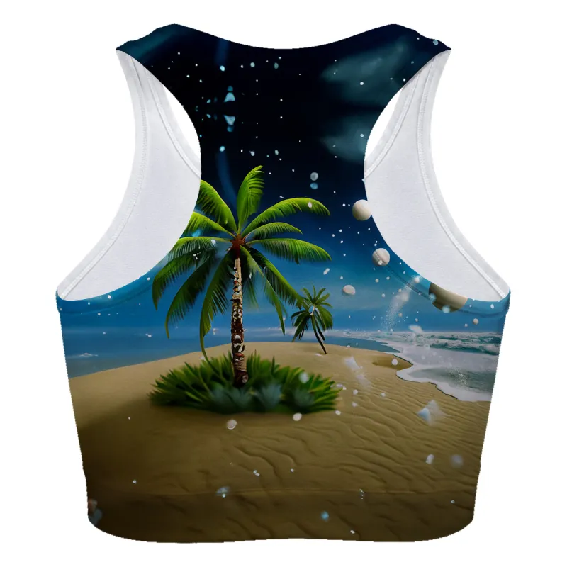 Santa Beach Sport Bra