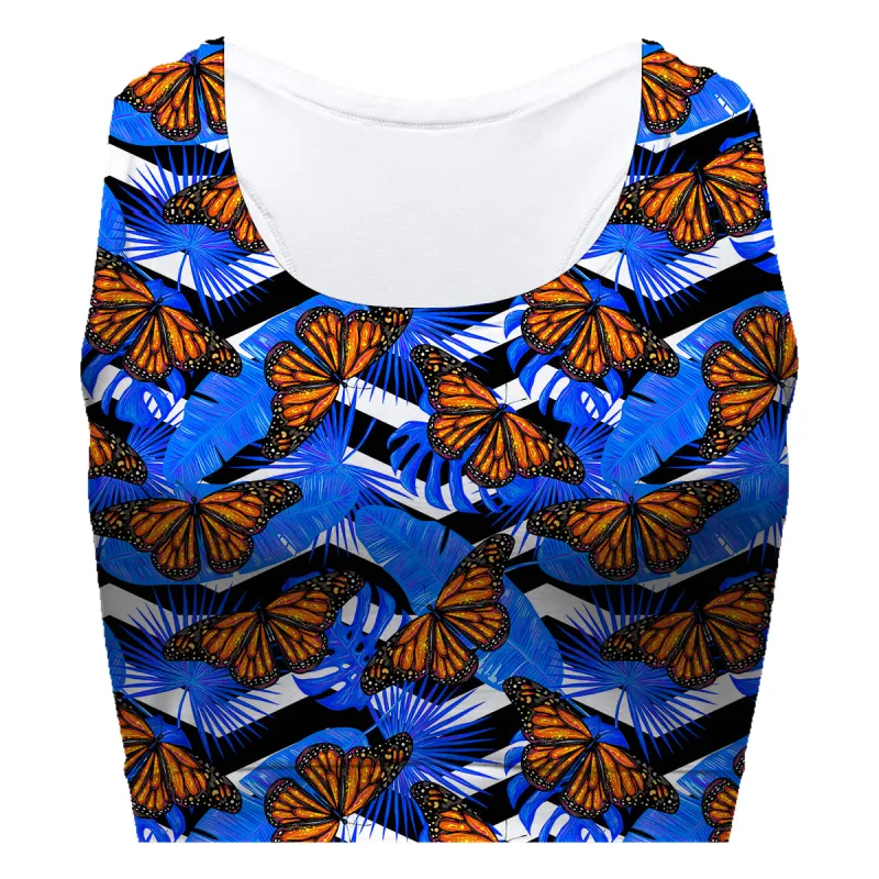 Spring Butterfly Sport Bra