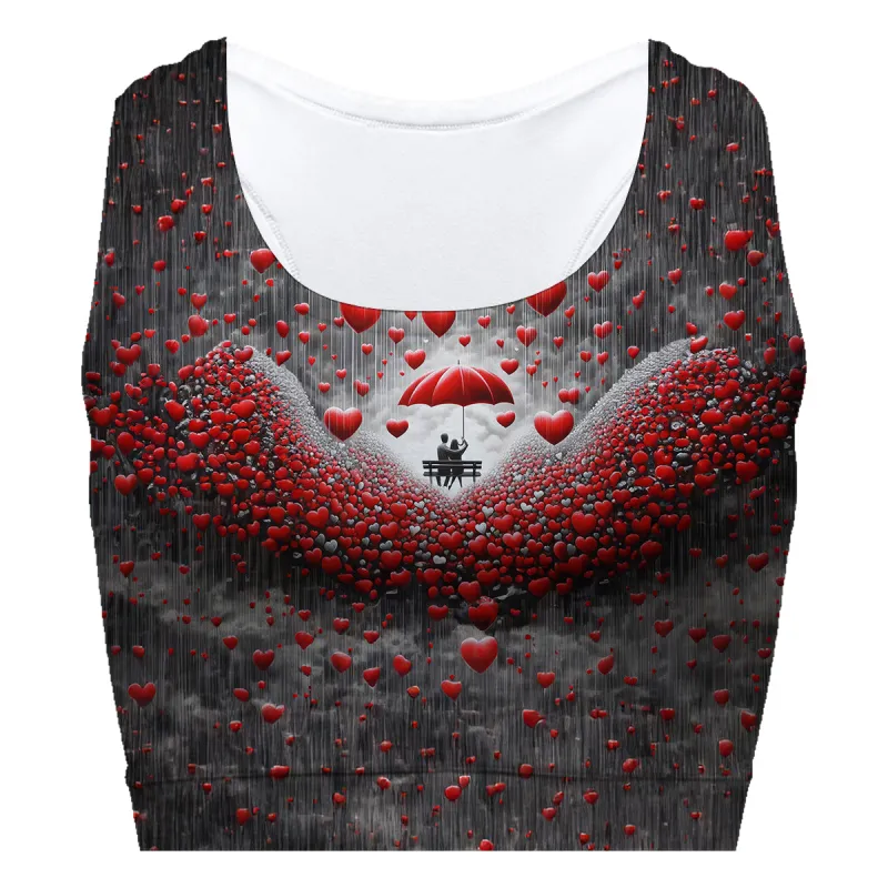 Stormy Hearts Sport Bra