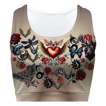 Tattoo Art Sport Bra
