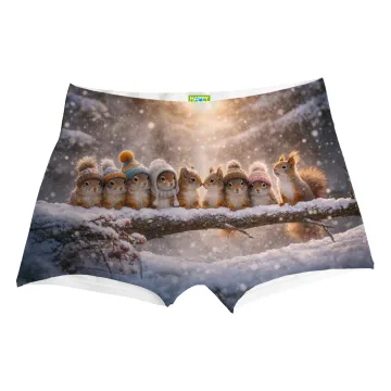 Cozy Squirrels Boxer
