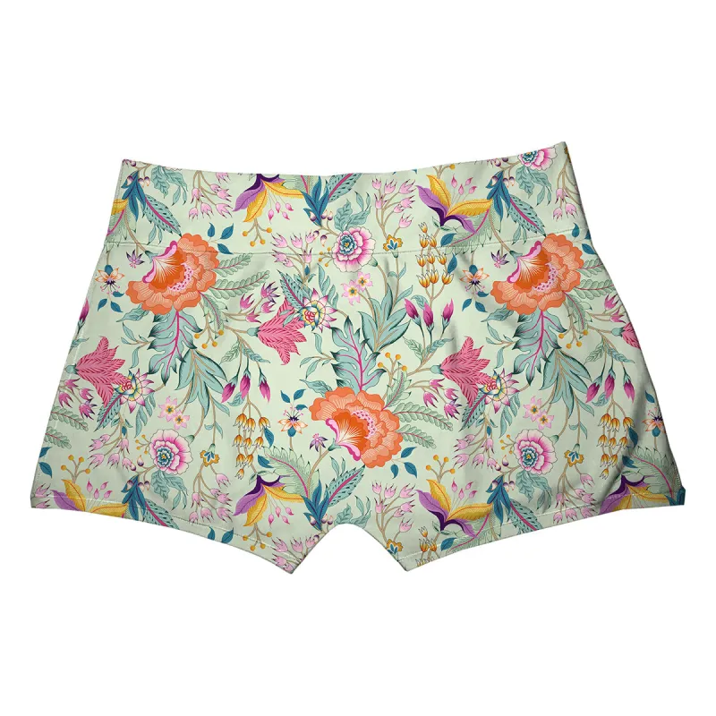 Pastel Flowers Boxer