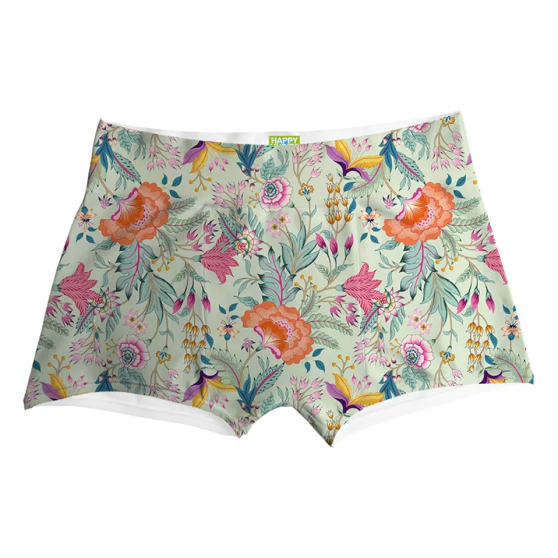 Pastel Flowers Boxer