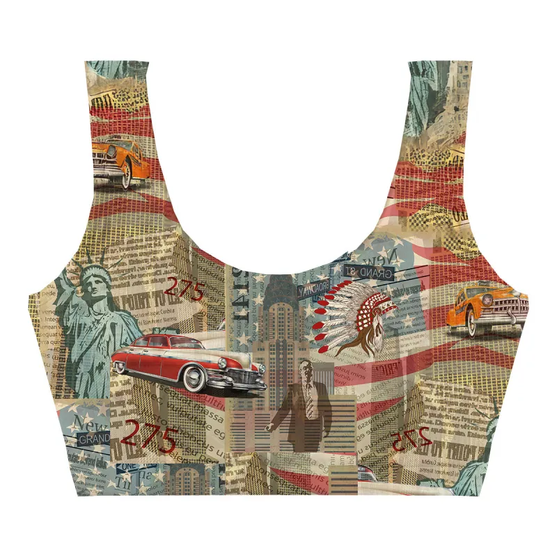 Big Apple Crop Top