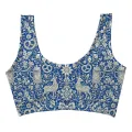 Blue Wiesn Crop Top