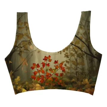 Cat Fall Crop Top