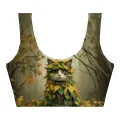 Cat Fall Crop Top