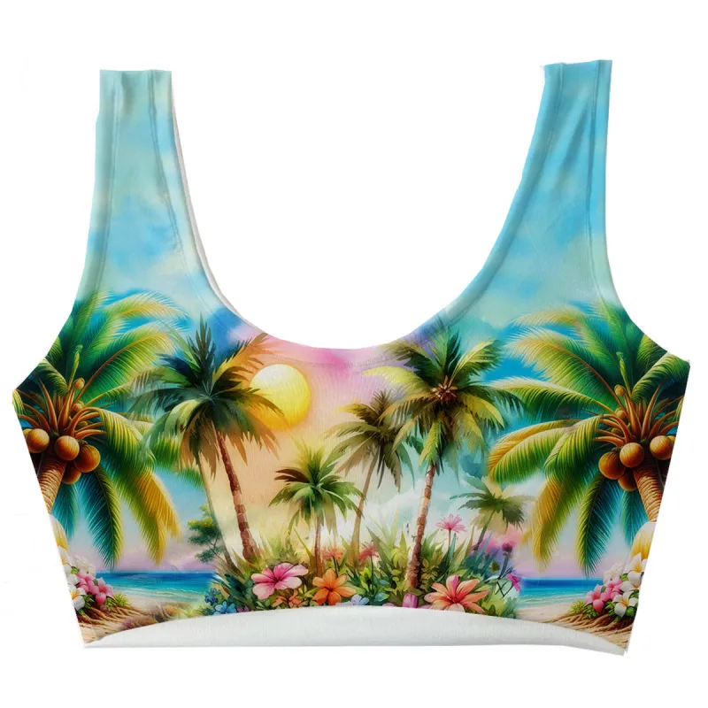 Coconut Island Crop Top