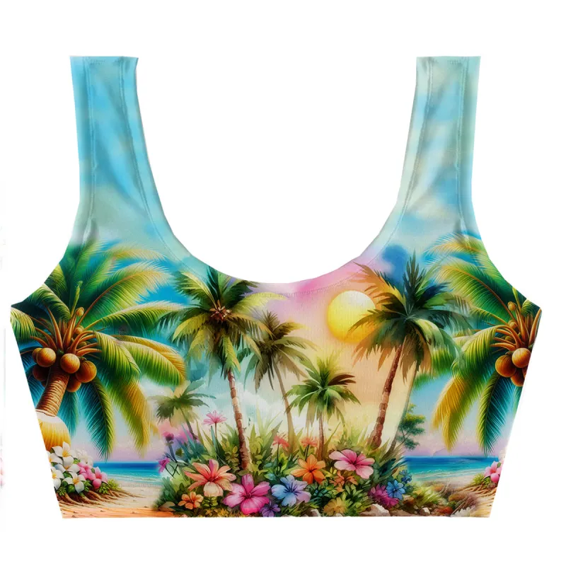 Coconut Island Crop Top