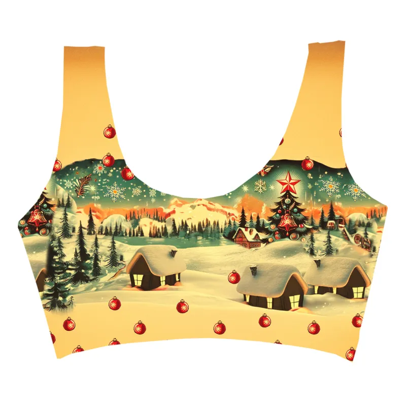 Country Christmas Crop Top