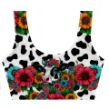 Cow Pop Art Crop Top