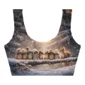 Cozy Squirrels Crop Top