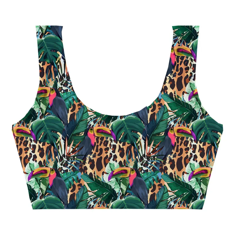 Exotic Tucans Crop Top