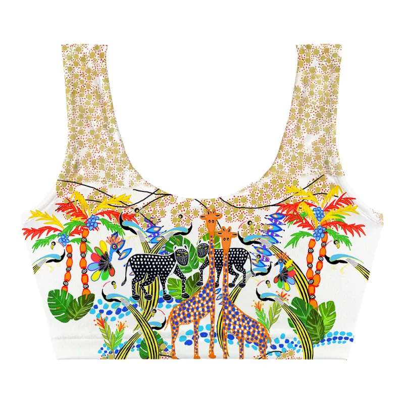 Fauna White Crop Top