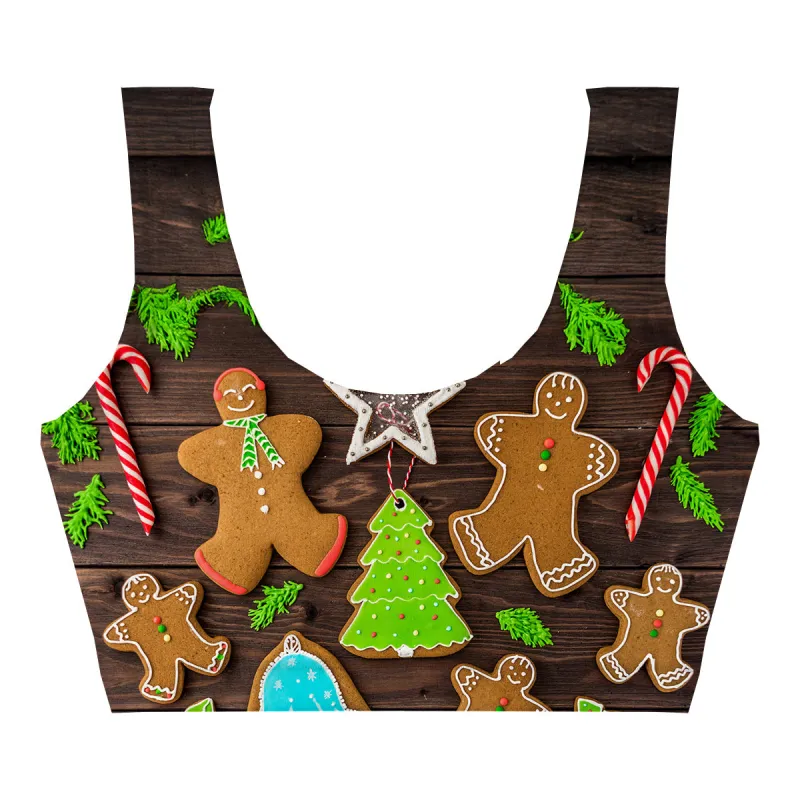 Gingerbread Crop Top