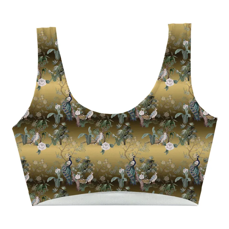 Golden Garden Crop Top