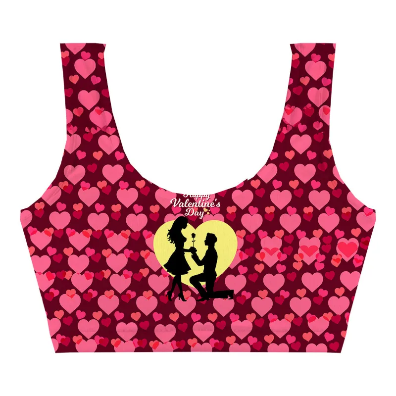 I Love You Crop Top