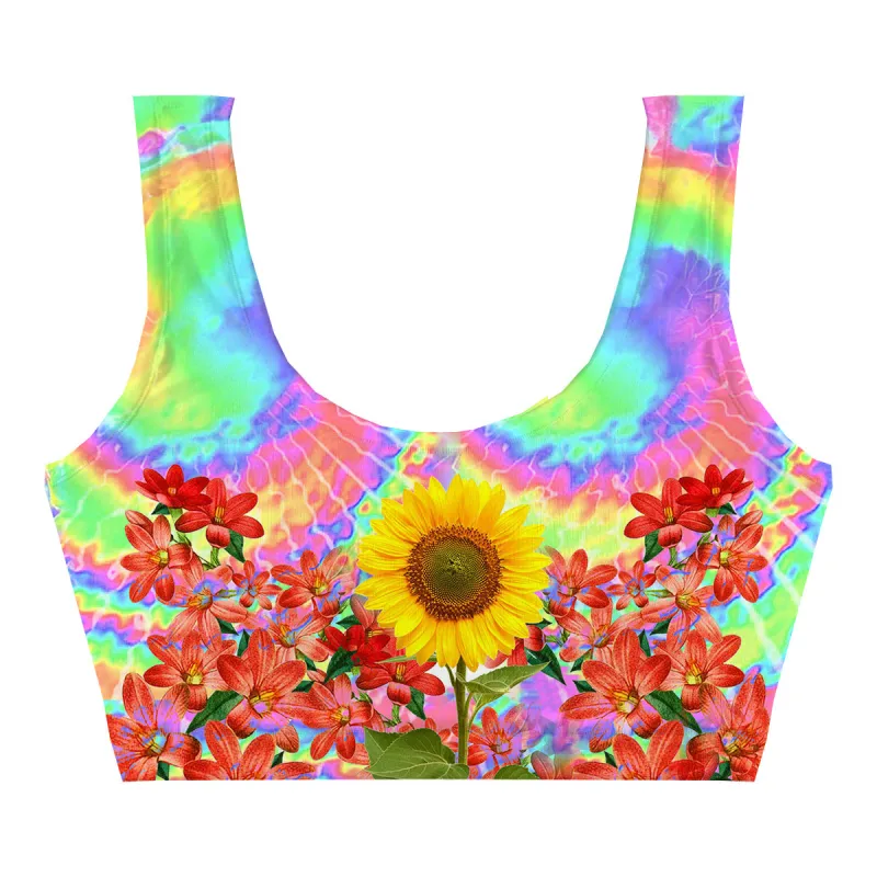 Jimmy Sunflower Crop Top