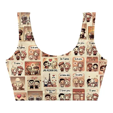 Language Of Love Crop Top