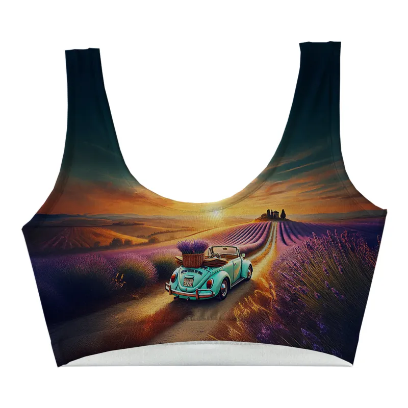 Lavender Beetle Crop Top