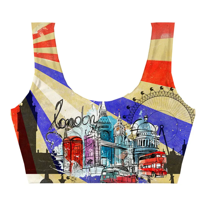 London Eye Crop Top