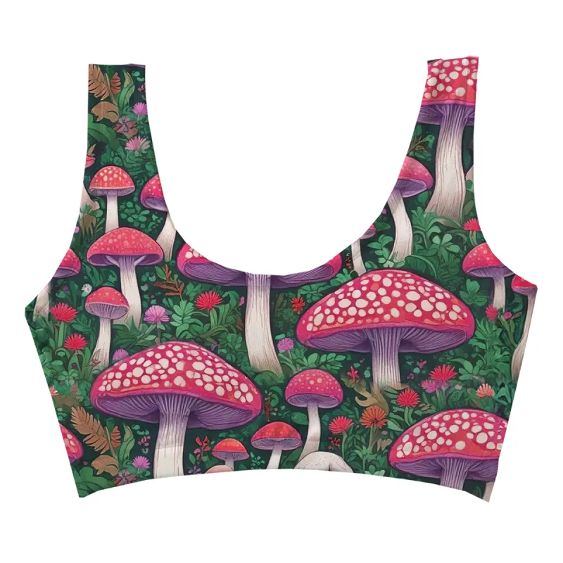 Magic Mushroom Crop Top