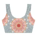 Mandala Pink Crop Top