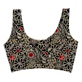 Midnight Bloom Crop Top
