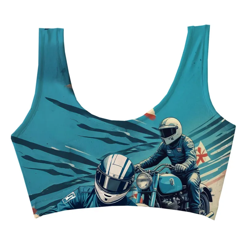 Motor Racing Crop Top