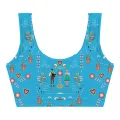 Munich Flair Blue Crop Top