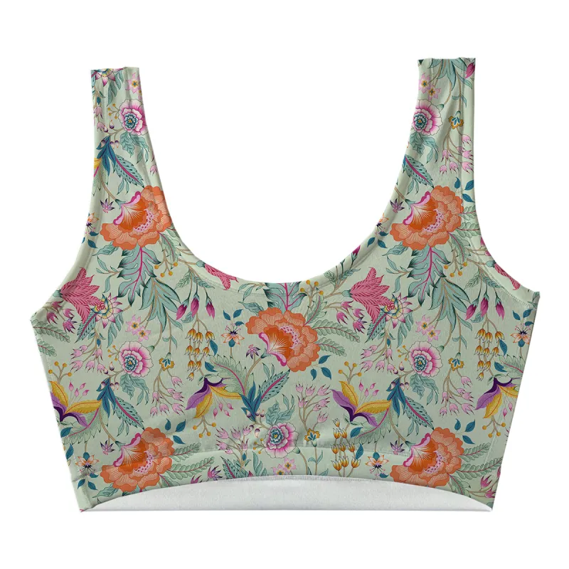 Pastel Flowers Crop Top