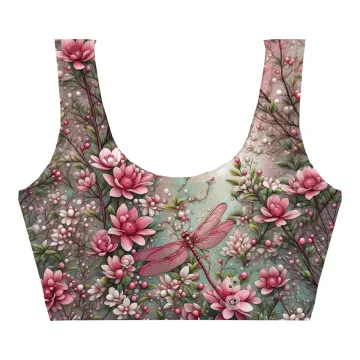 Pink Wings Crop Top
