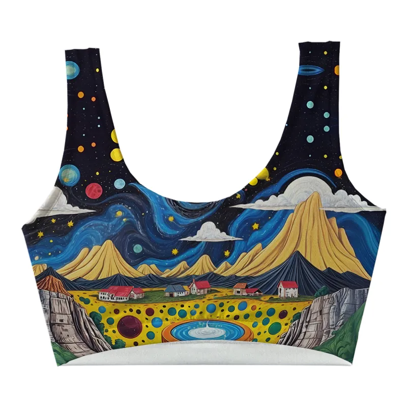 Planet Caravan Crop Top