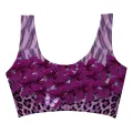 Purple Leaf Crop Top
