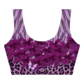 Purple Leaf Crop Top