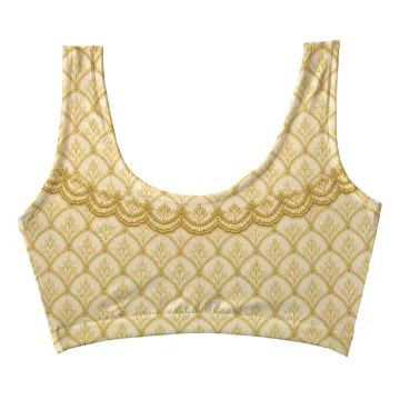 Royal Lace Crop Top