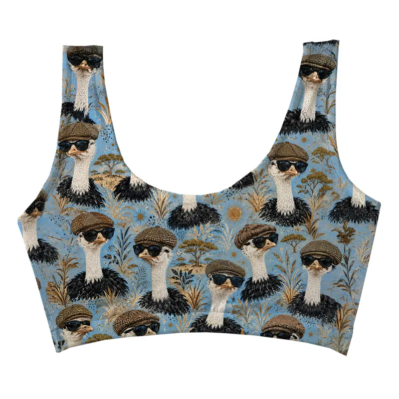 Sir Ostrich Crop Top